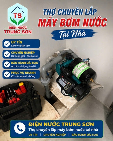 Dịch Vụ Lắp Đặt Máy Bơm Nước Tại Nhà TP.HCM – Nhanh Chóng, Giá Rẻ