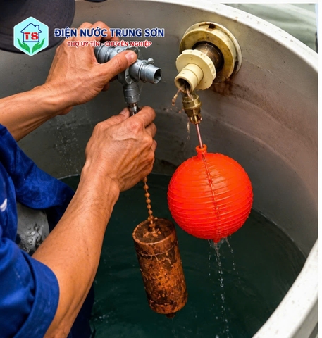 Thợ Sửa Chữa / Thay Mới Phao Cơ, Phao Điện Bồn Nước Uy Tín TPHCM