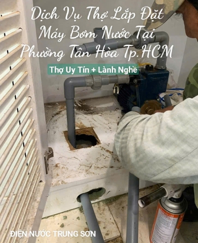 Thợ Lắp Đặt Máy Bơm Nước Phường Tân Hòa 24/24h – Đến Sau 15P