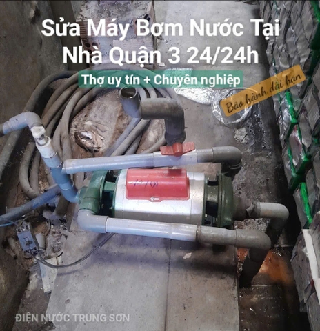 Thợ Sửa Máy Bơm Nước Giá Rẻ Tại Nhà Quận 3 | Đến Sau 15 Phút