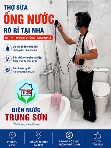Thợ Sửa Ống Nước Rò Rỉ Tại Nhà Uy Tín – Dò Siêu Âm Chính Xác 100%