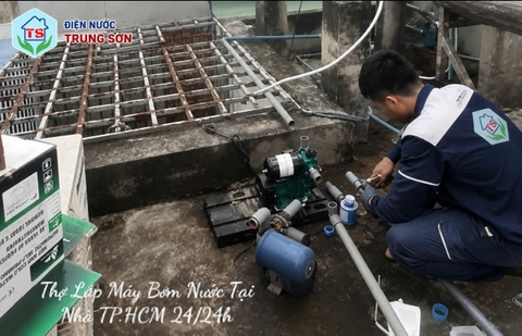 Dịch Vụ Lắp Đặt Máy Bơm Nước Tại Nhà TP.HCM Chuyên Nghiệp – Điện Nước Trung Sơn