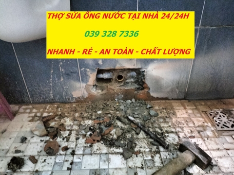 Thợ sửa ống nước tại nhà