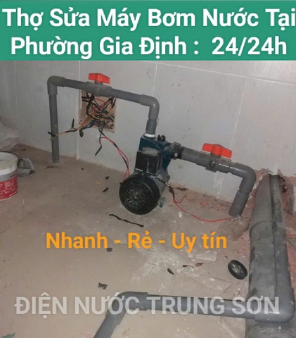 Thợ Sửa Máy Bơm Nước Tại Nhà Phường Gia Định (Phục Vụ 24/7) – Có Mặt Nhanh, Uy Tín, Giá Hợp Lý