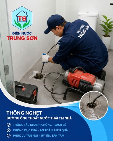 Thông Nghẹt Đường Ống Nước Thải Tại Nhà TPHCM 24/24h Giá Rẻ