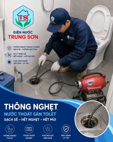 Thông Nghẹt Đường Ống Nước Thải Tại Nhà TPHCM 24/24h Giá Rẻ