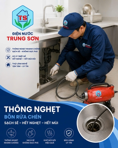 Thông Nghẹt Đường Ống Nước Thải Tại Nhà TPHCM 24/24h Giá Rẻ