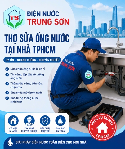 Sửa Ống Nước Giá Rẻ Tại Nhà TP.HCM : Xử Lý Triệt Để 24/24h từ 150k