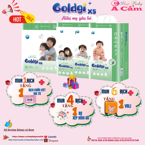 📣📣 LOA LOA-MUA TÃ GOLDGI X5 NHẬN QUÀ CỰC ĐỈNH tại 💥💢SHOP BABY A CẨM💢💥