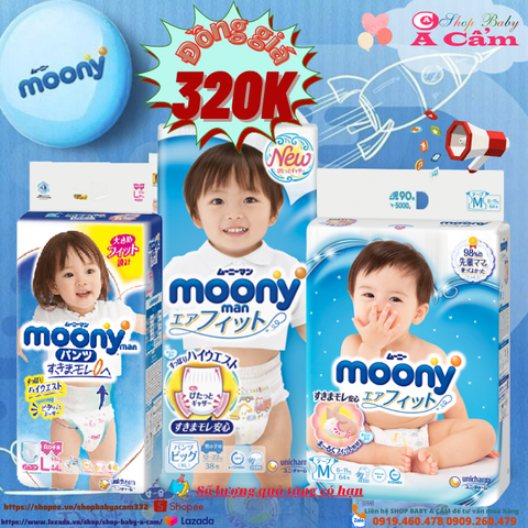 📣📣🔥 ƯU ĐÃI CỰC SỐC TÃ MOONY ĐỒNG GIÁ 🔥320K 🔥DUY NHẤT CHỈ CÓ TẠI💥💢SHOP BABY A CẨM💢💥