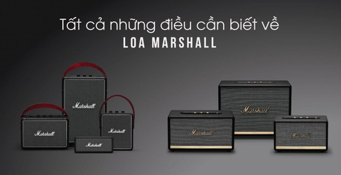 Tất cả những kiến thức cần biết về loa Marshall