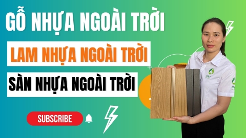 Gỗ nhựa ngoài trời || Lam nhựa ngoài trời || Sàn gỗ nhựa composite