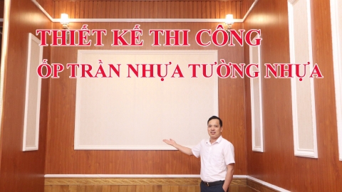 Thiết kế thi công ốp trần nhựa | Ốp tường nhựa