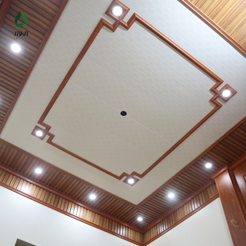 Thi Công Trần Nhựa Nano Kết Hợp Tấm Lam Sóng – Giải Pháp Nội Thất Hiện Đại, Sang Trọng