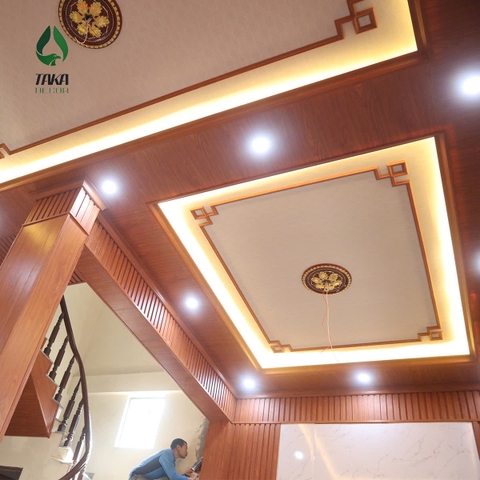 TRẦN NHỰA GIẬT CẤP – GIẢI PHÁP HOÀN HẢO CHO PHÒNG KHÁCH HIỆN ĐẠI