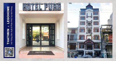 [CÔNG TRÌNH KHÁCH SẠN - NHÀ HÀNG] - 2 STAR HOTEL PURE - HUYỆN THỦY NGUYÊN