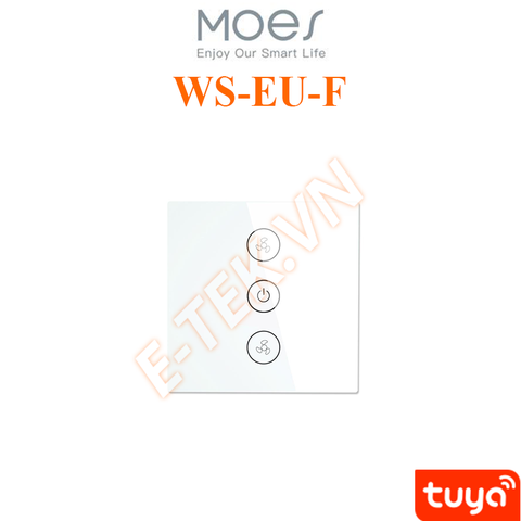 Chiết áp Quạt trần cảm ứng WIFI thông minh TUYA (Chuẩn EU)