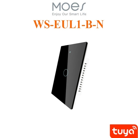 Công tắc Wifi Tuya nút bấm cảm ứng Moes WS-US-RFB