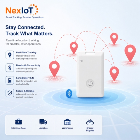 Thẻ Định Vị Nhân Viên Bluetooth MWC01 | NFC, SOS & Rung Phản Hồi