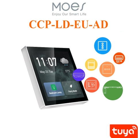Bộ điều khiển trung tâm Zigbee TUYA, màn hình điều khiển cảm ứng