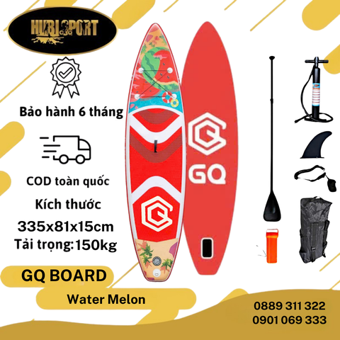 WATER MELON - WM335 - GQ Board - SUP / Ván chèo đứng bơm hơi