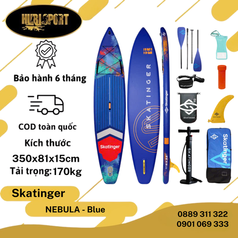 Nebula Blue 11'6'' - Skatinger - Thuyền SUP / Ván chèo đứng bơm hơi