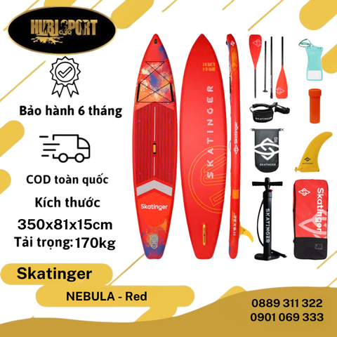 Nebula RED 11'6'' - Skatinger - Thuyền SUP / Ván chèo đứng bơm hơi