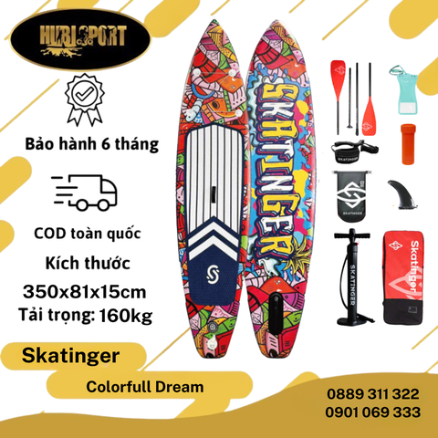 Colorfull Dream - Graffiti - Skatinger - Thuyền SUP / Ván chèo đứng bơm hơi