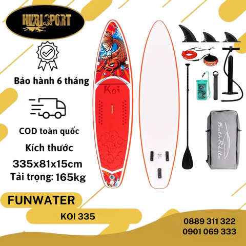 KOI - 3m35 - FunWater - Thuyền SUP / Ván chèo đứng bơm hơi (01D)