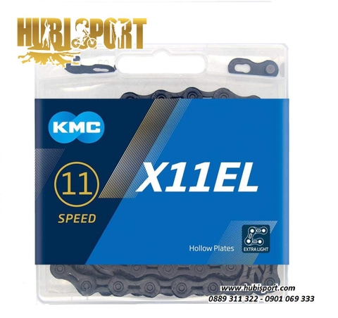 Sên Xích xe đạp 11EL SILVER KMC Speed