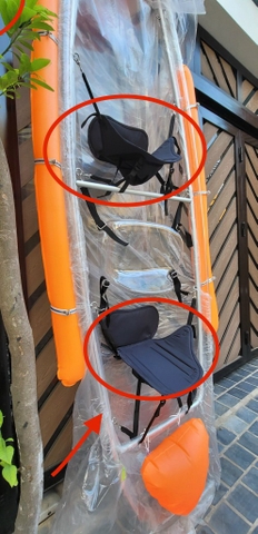 Ghế vải dành cho thuyền Kayak