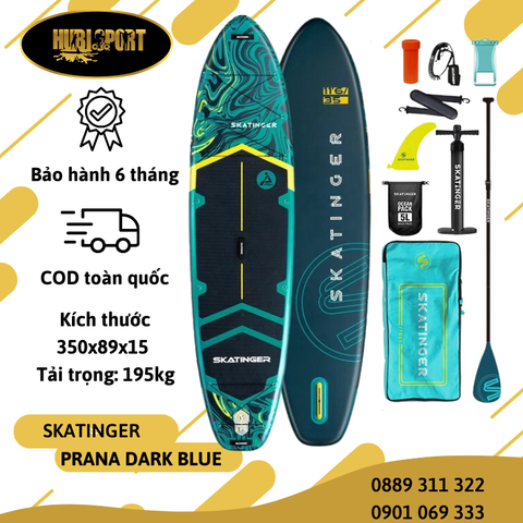 Prana Dark Blue 11'6''- Skatinger - Thuyền SUP / Ván chèo đứng bơm hơi