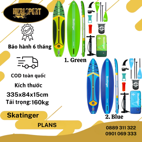 Plans - Skatinger - Thuyền SUP / Ván chèo đứng bơm hơi