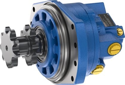 Động cơ piston hướng tâm cho bộ truyền động xích MCR-S