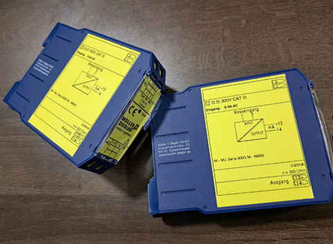 Thiết bị chuyển đổi tín hiệu IW-MU Input 0-5 A Output 0-20 mA NSX: Muller Ziegler