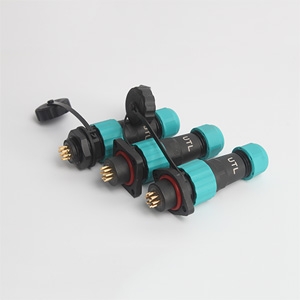 Đầu nối tròn UAC20 Bending Type Cable With Fastening Plug