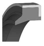 Gioăng phớt thủy lực bằng cao su kích thước AM43 100 x 110 x 7 mm, mã 49434437