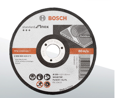 Đá cắt Bosch 105x1.0x16mm (Inox)