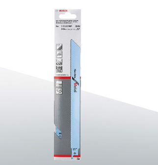 Lưỡi cưa kiếm Bosch S 1122 BF-Sắt (bộ 5 lưỡi)