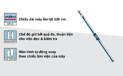Máy đo độ nghiêng kỹ thuật số Bosch GIM 120