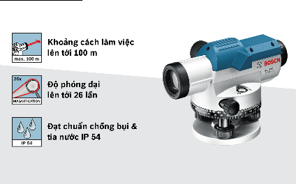 Máy thủy bình Bosch GOL 32 D