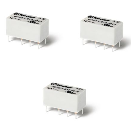 30 Series – Subminiature DIL relays 2 A – Rơ le Finder 30 Series