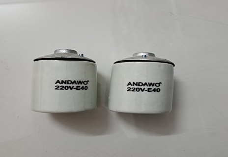 Đuôi inox E40 có nắp nhôm + dây