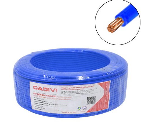 Dây điện CADIVI CV 1.5mm2- 0.6/1KV