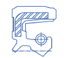 Oil seal  NBR (Phốt chặn dầu) 45x76.9x12.6 TC