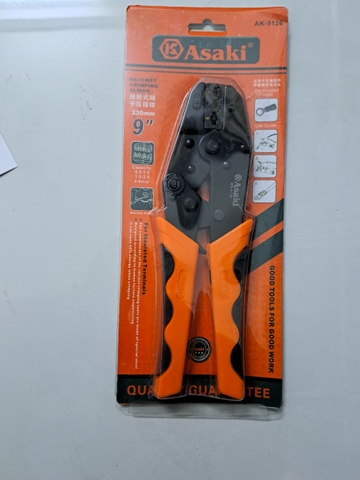 Kìm bấm cos chỉa bọc nhựa Asaki AK-9126
