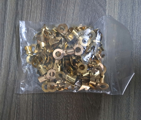 Đầu cos bấm dây điện tròn bằng đồng 6 ly