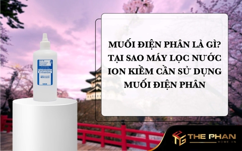 Muối Điện Phân Là Gì? Tại Sao Máy Lọc Nước Ion Kiềm Cần Sử Dụng Muối Điện Phân?