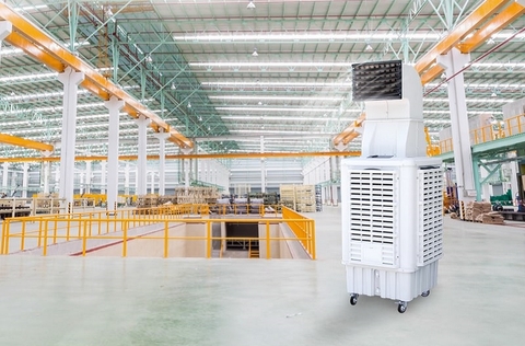 Hiệu quả Quạt hơi nước công nghiệp cho nhà xưởng lớn