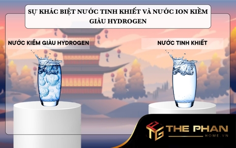 Tìm Hiểu Về Sự Khác Biệt Giữa Nước Tinh Khiết Và Nước Ion Kiềm Giàu Hydro?